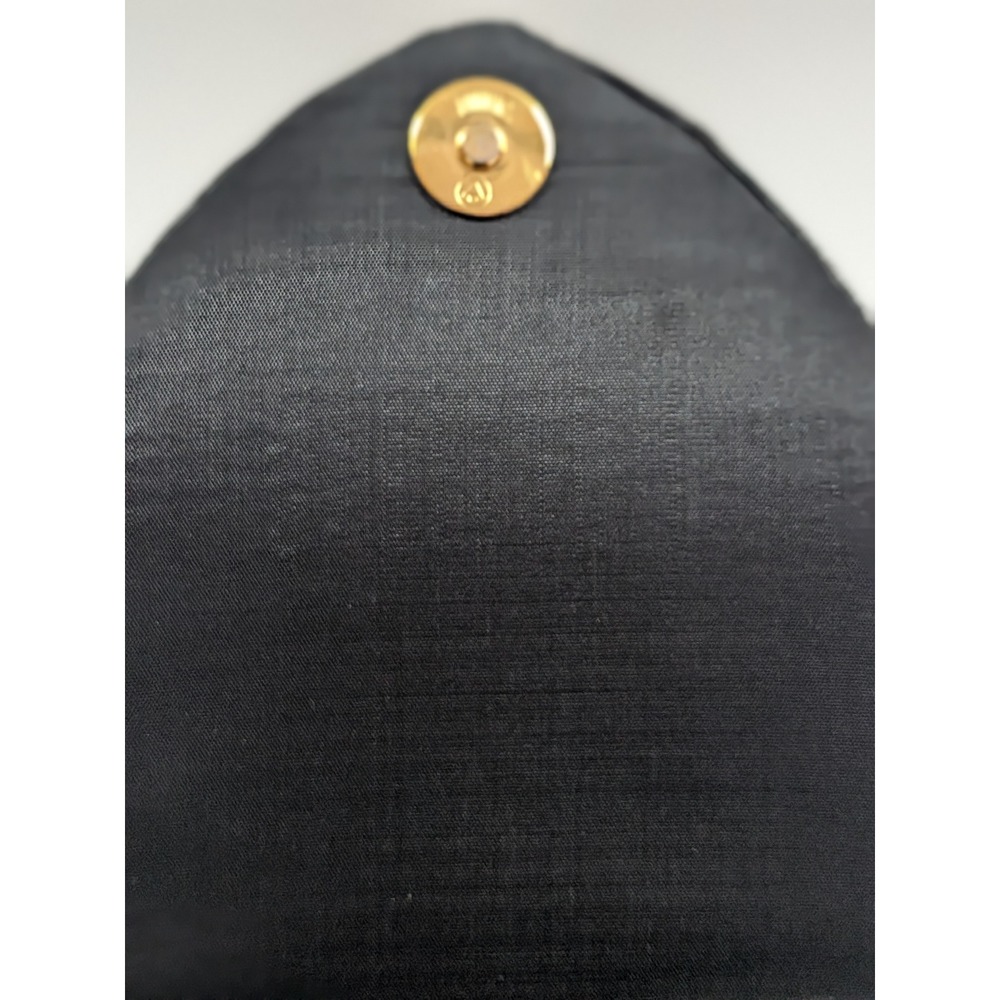 Vintage Style Black Velvet Beaded Crossbody Evening Bag Jeweled Gemstone Clutch - Picture 8 of 16